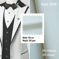 001# Woven Fabric Poplin T/R 80/20