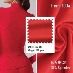 1004 Knitted Fabric Sportswear 63% Nylon 37% Spandex