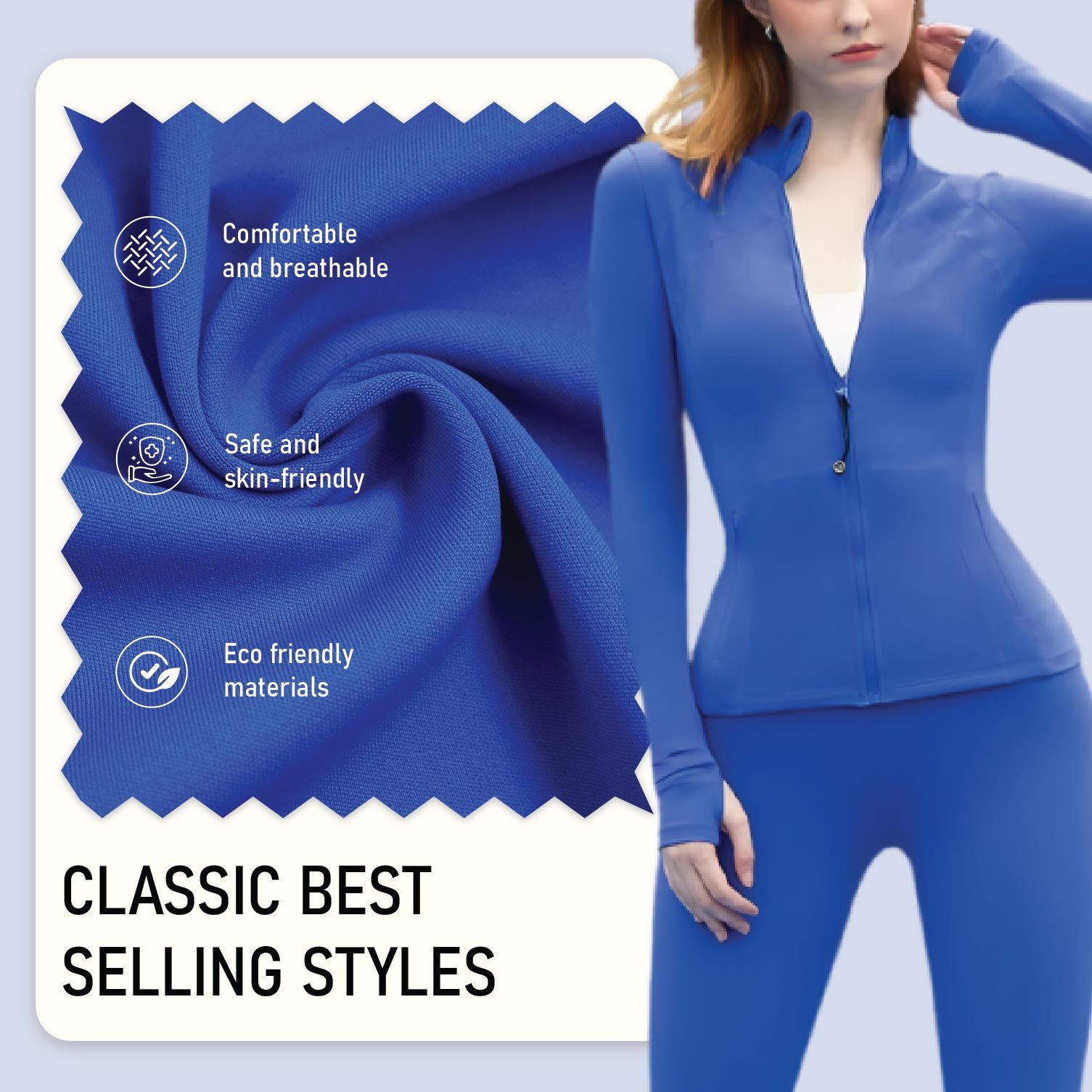 1012 Knitted Fabric Sportswear 80% Polyester 20% Spandex - Ảnh 3