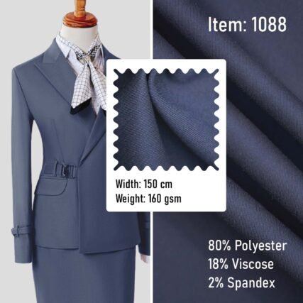 1088 Woven Fabric T/R/SP 80/18/2