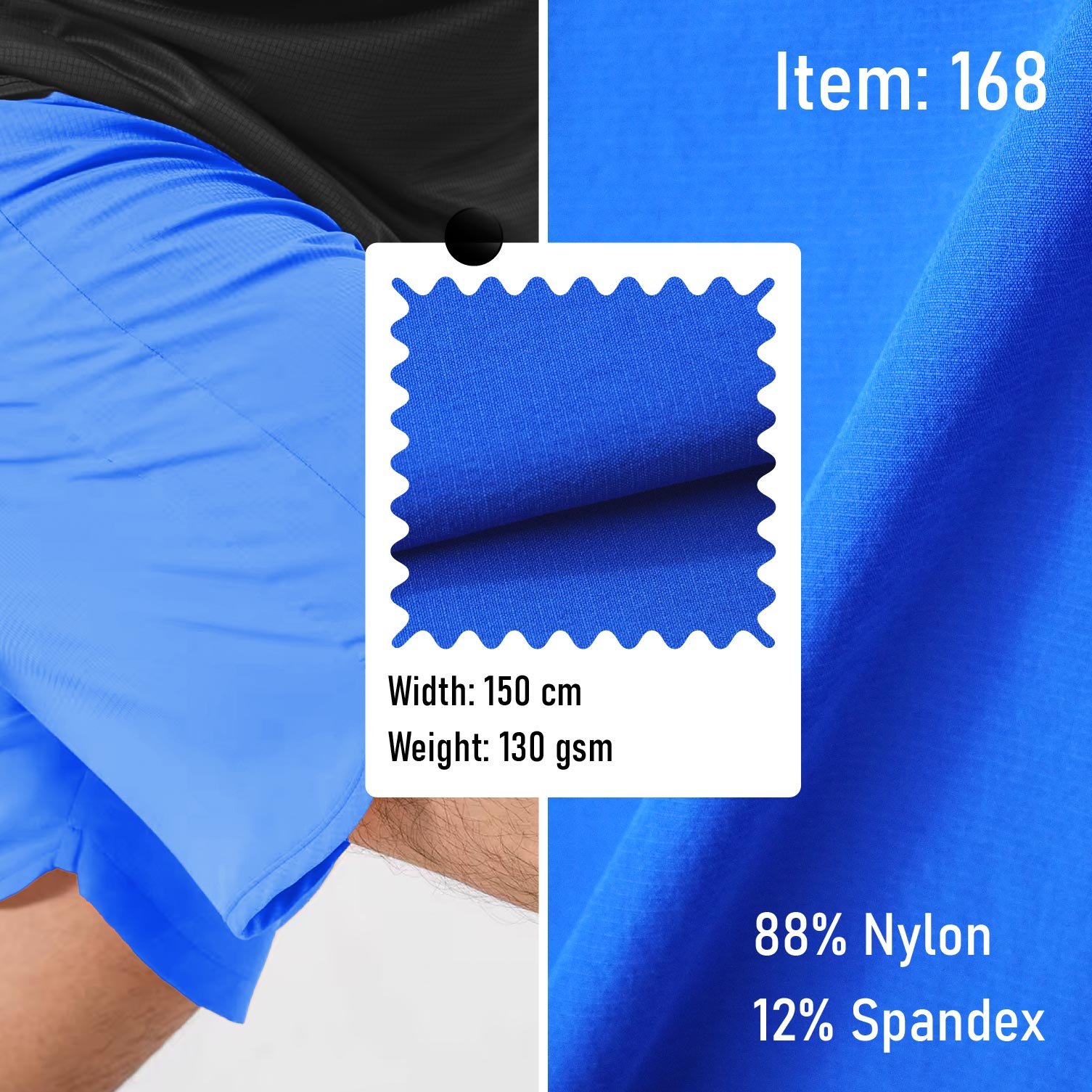 168 Woven Fabric Sportswear 88% Nylon 12% Spandex - Ảnh 3
