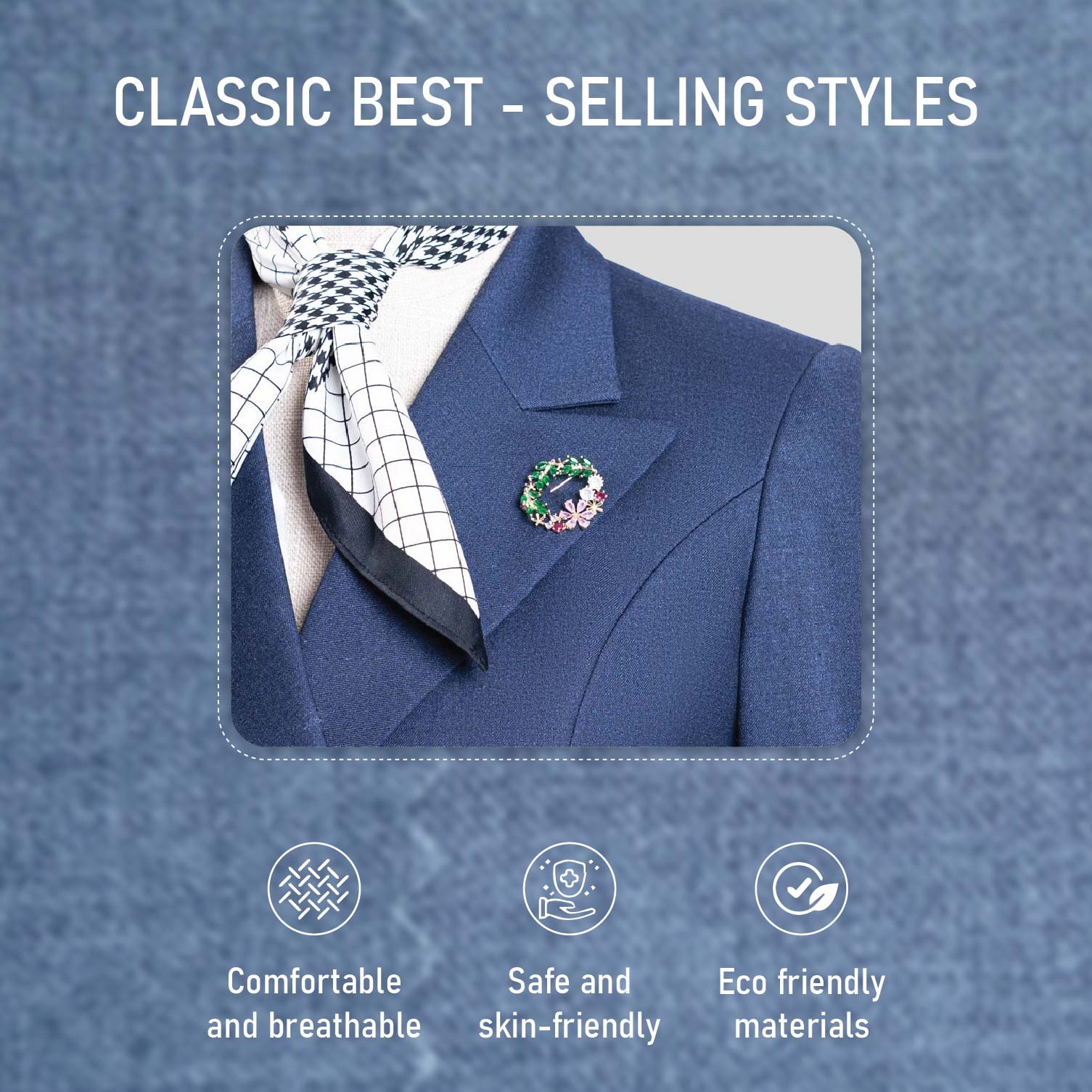 1831 Woven Fabric T/R/SP 77/20/3 - Ảnh 4