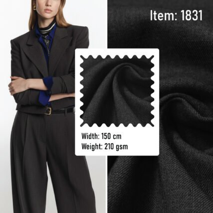 Alternative view of 1831 Woven Fabric T/R/SP 77/20/3