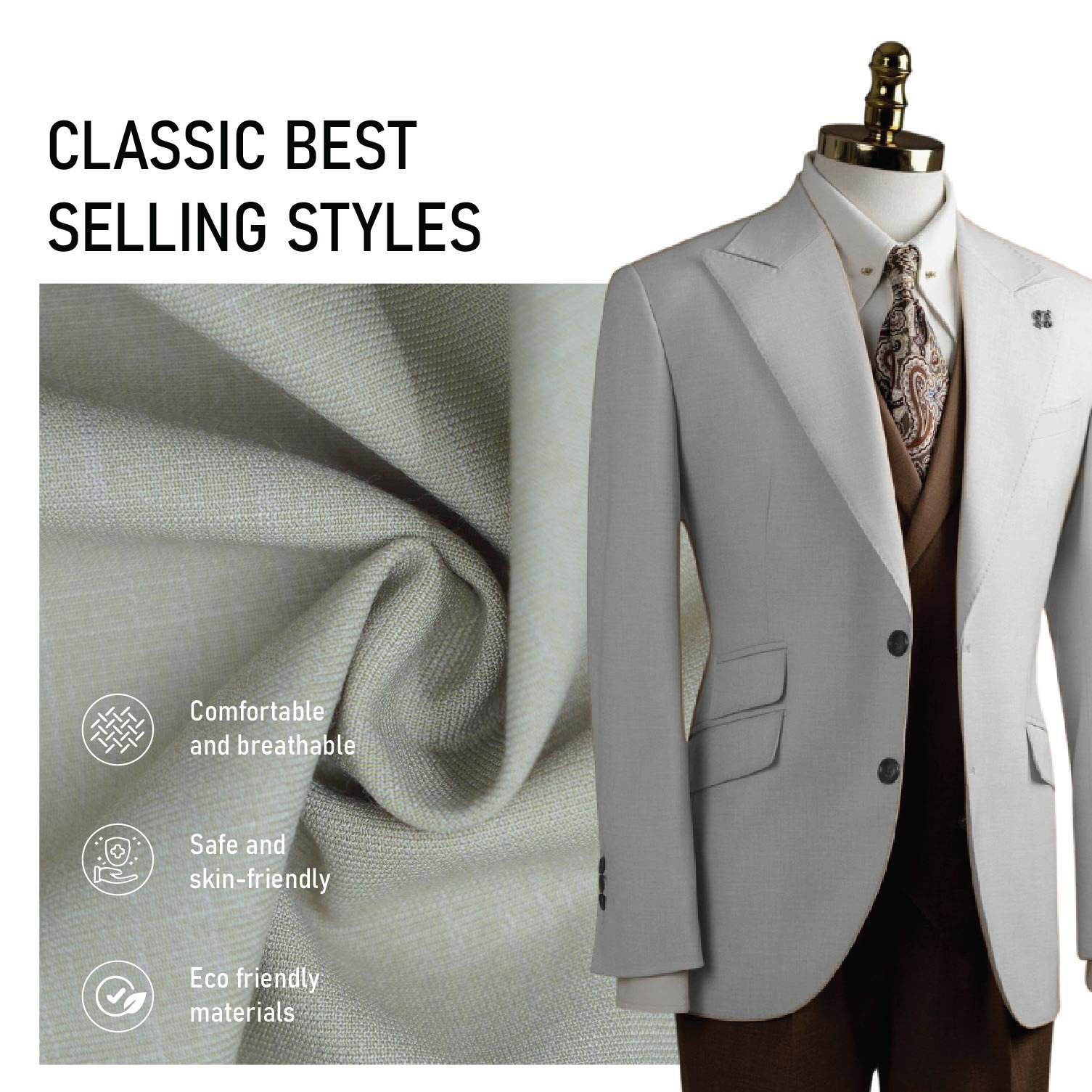 1832 Woven Fabric T/R/N/SP 43.8/44.4/6.5/ 5.3 - Ảnh 4