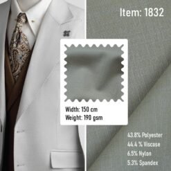 1832 Woven Fabric T/R/N/SP 43.8/44.4/6.5/ 5.3