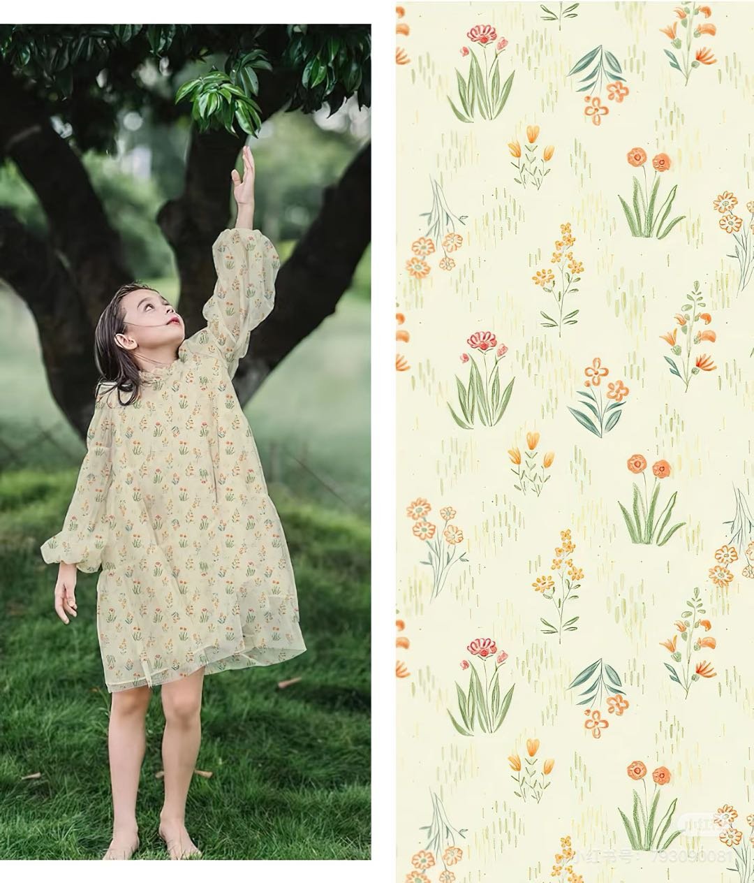 Họa tiết vải trẻ em in chuyển nhiệt kỹ thuật số sắc nét, an toàn cho da.