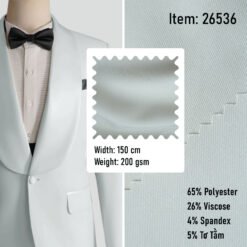 26536 Woven Fabric Poplin T/R/SP/SILK 65/26/4/5