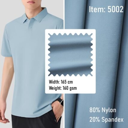 5002 Knitted Fabric Sportswear 80% Nylon 20% Spandex