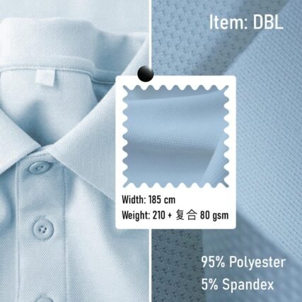 DBL Knitted Fabric Sportswear  95% Polyester  5% Spandex