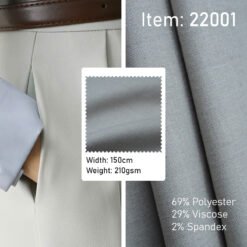 22001 Woven Fabric T/R/SP 69/29/2