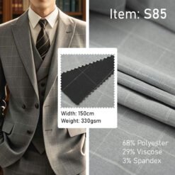 S85 Woven Fabric T/R/SP 68/29/3