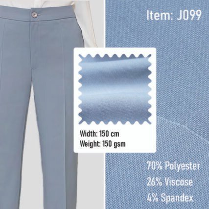 J099 Woven Fabric T/R/SP 70/26/4