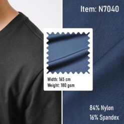 N7040 Knitted Fabric Sportswear 84% Nylon 16% Spandex