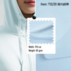 T12/20 圆光超薄 Knitted Fabric Sportswear  72% Polyester  28% Spandex