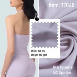 T7040 Knitted Fabric Sportswear 84% Polyester 16% Spandex