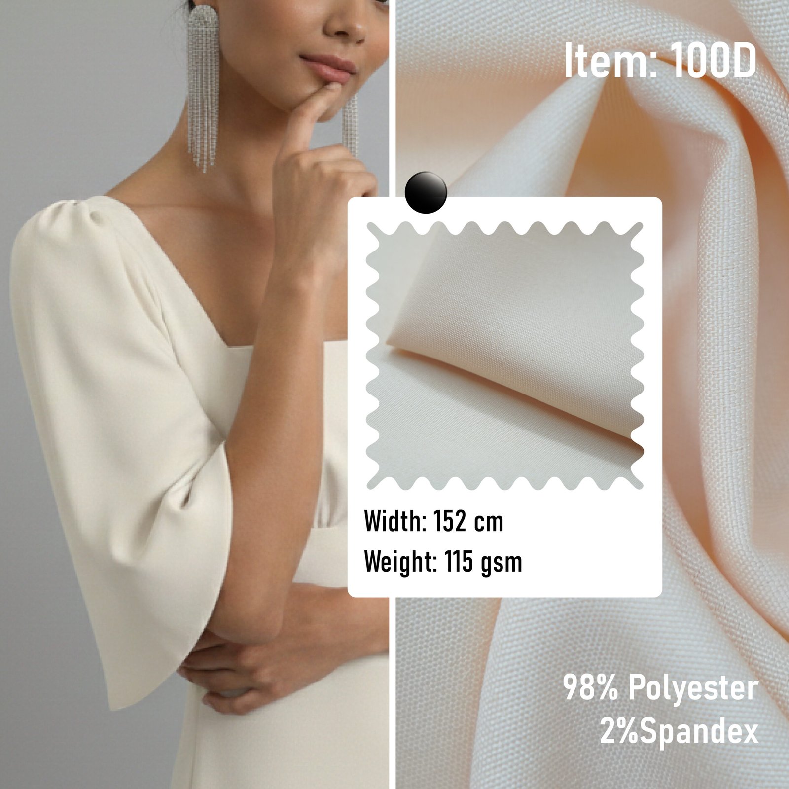 Lụa 100D Cao Cấp - Ảnh 2