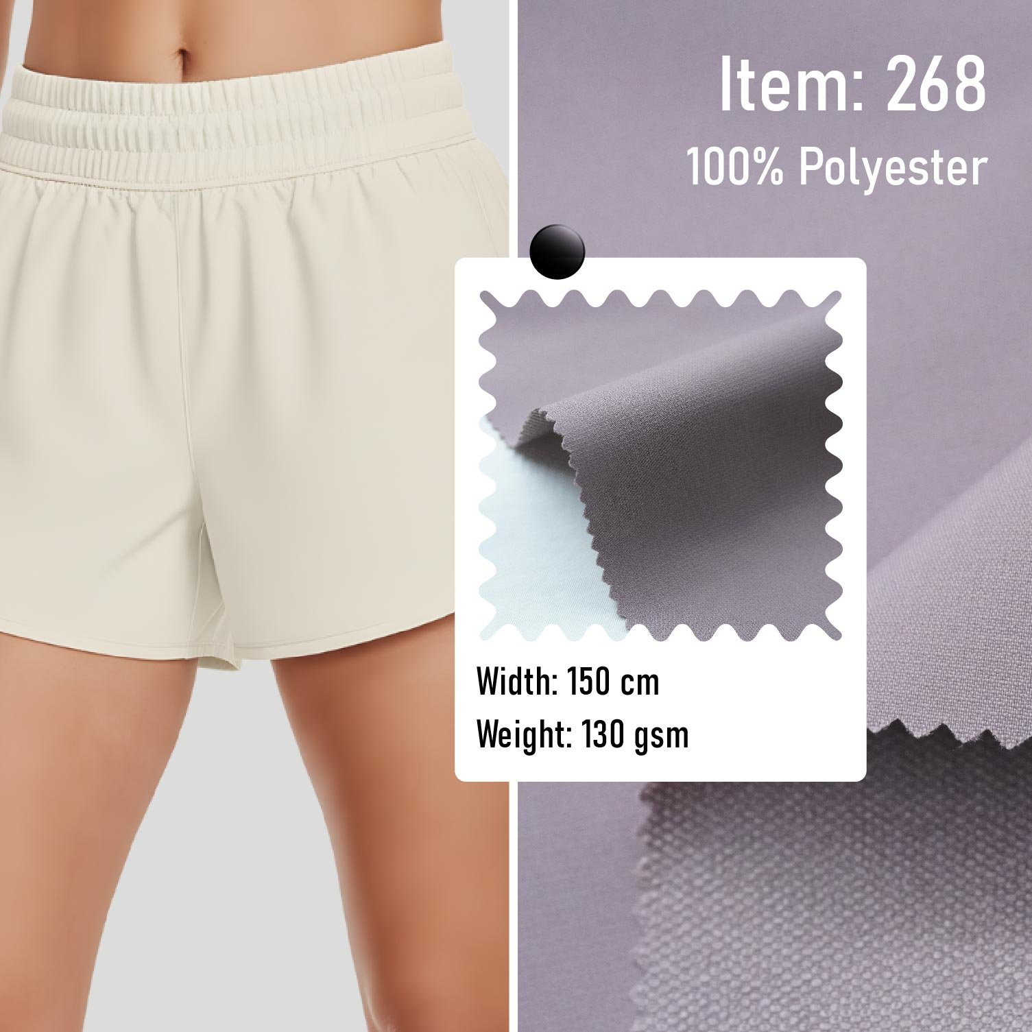 268 Woven Fabric Sportswear 100% Polyester - Ảnh 2