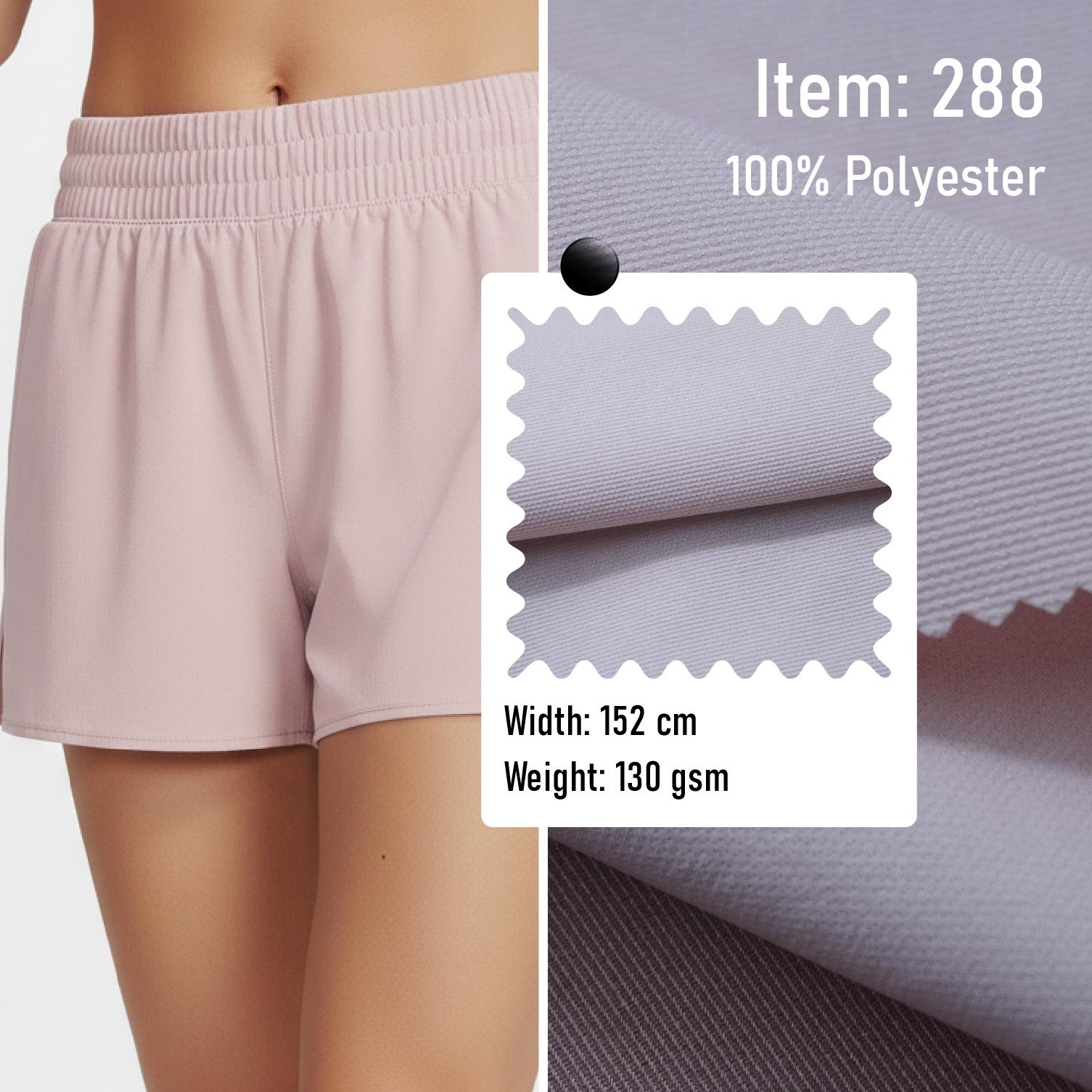 288 Woven Fabric Sportswear 100% Polyester - Ảnh 2