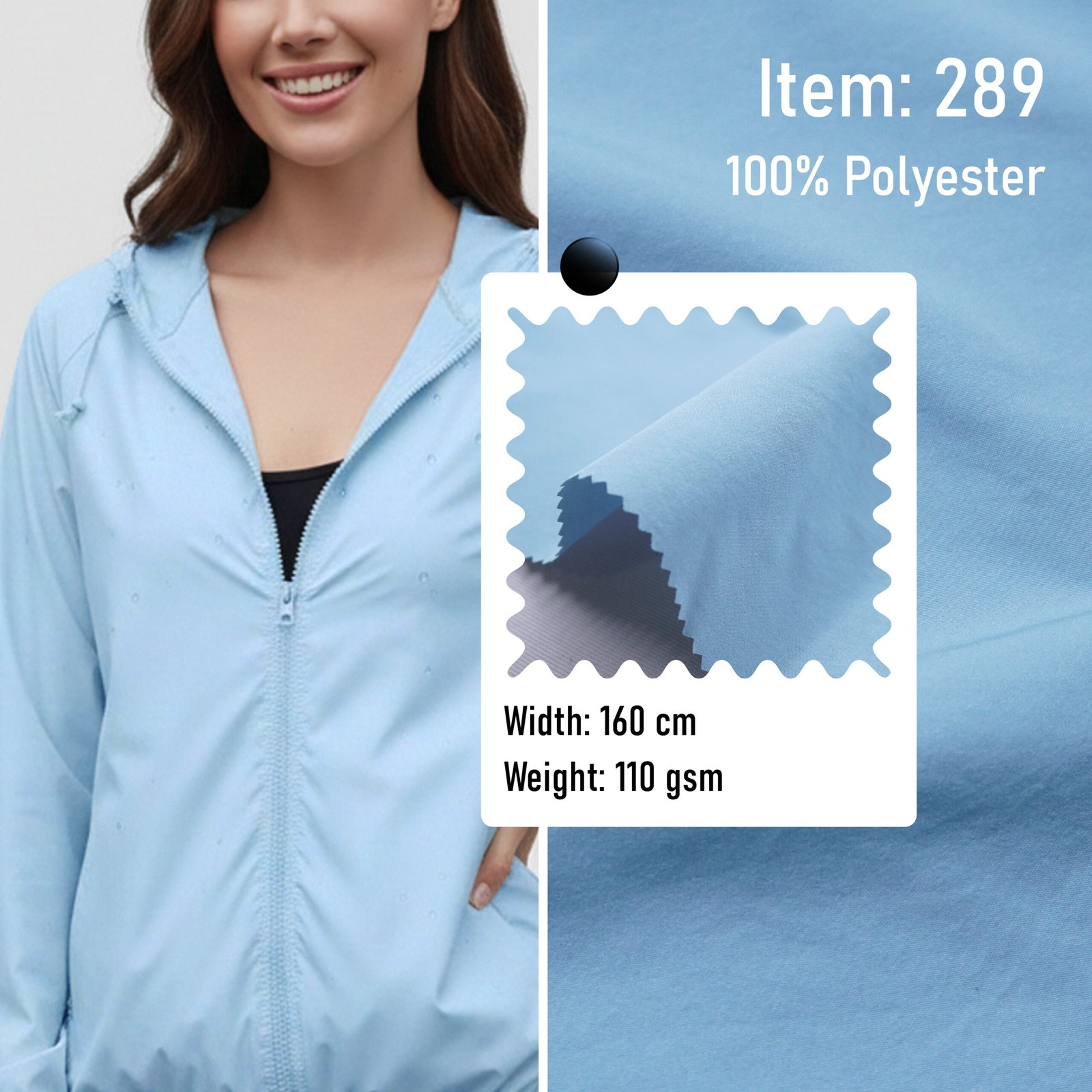 289 Woven Fabric Sportswear 100% Polyester - Ảnh 2