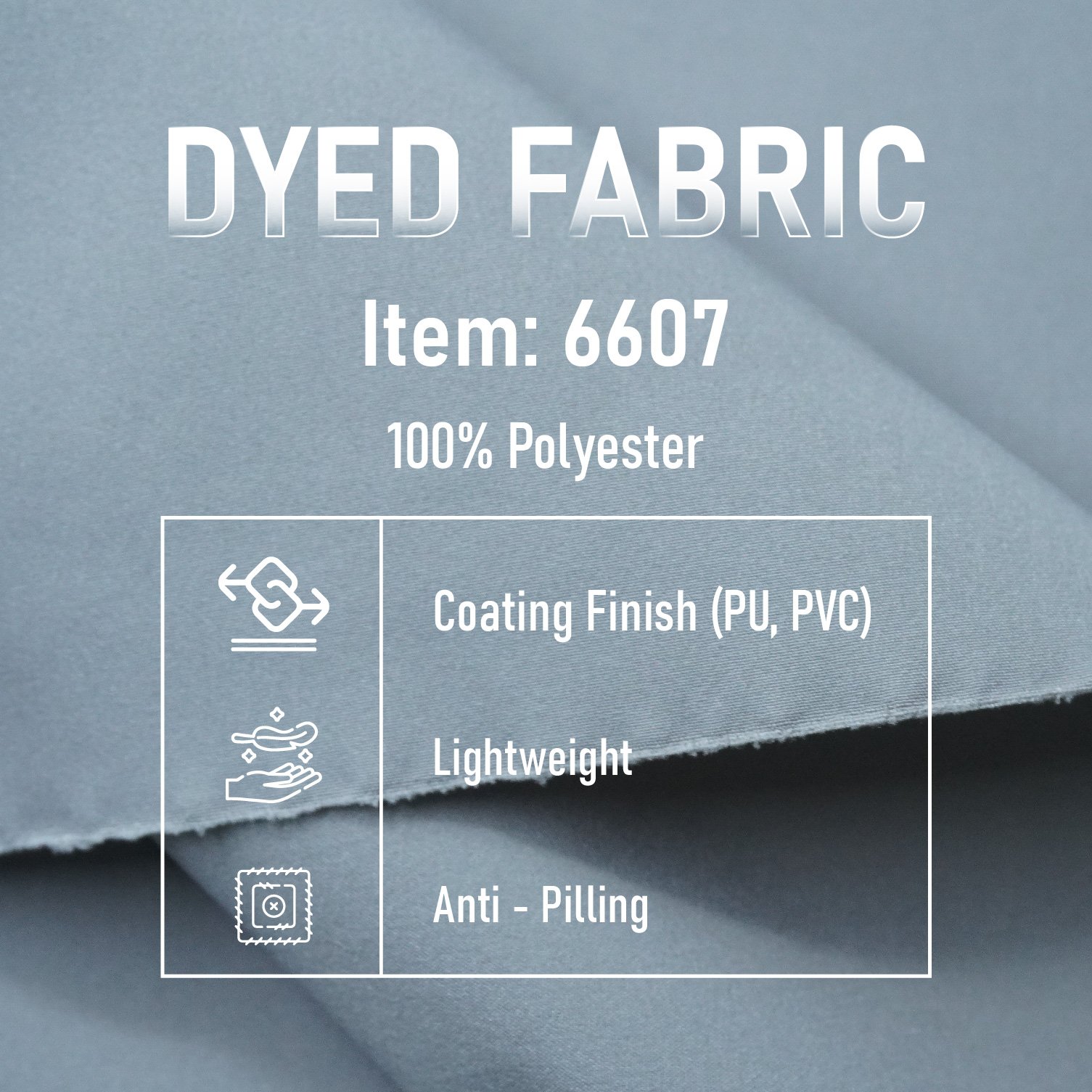 6607 Woven Fabric 100% Polyester - Ảnh 3