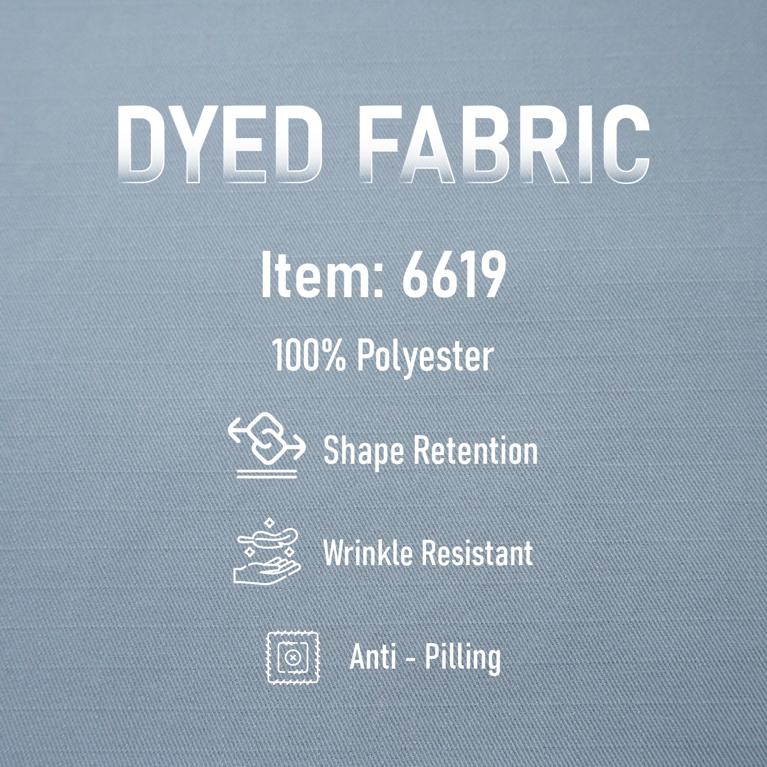 6619 Woven Fabric 100% Polyester - Ảnh 3