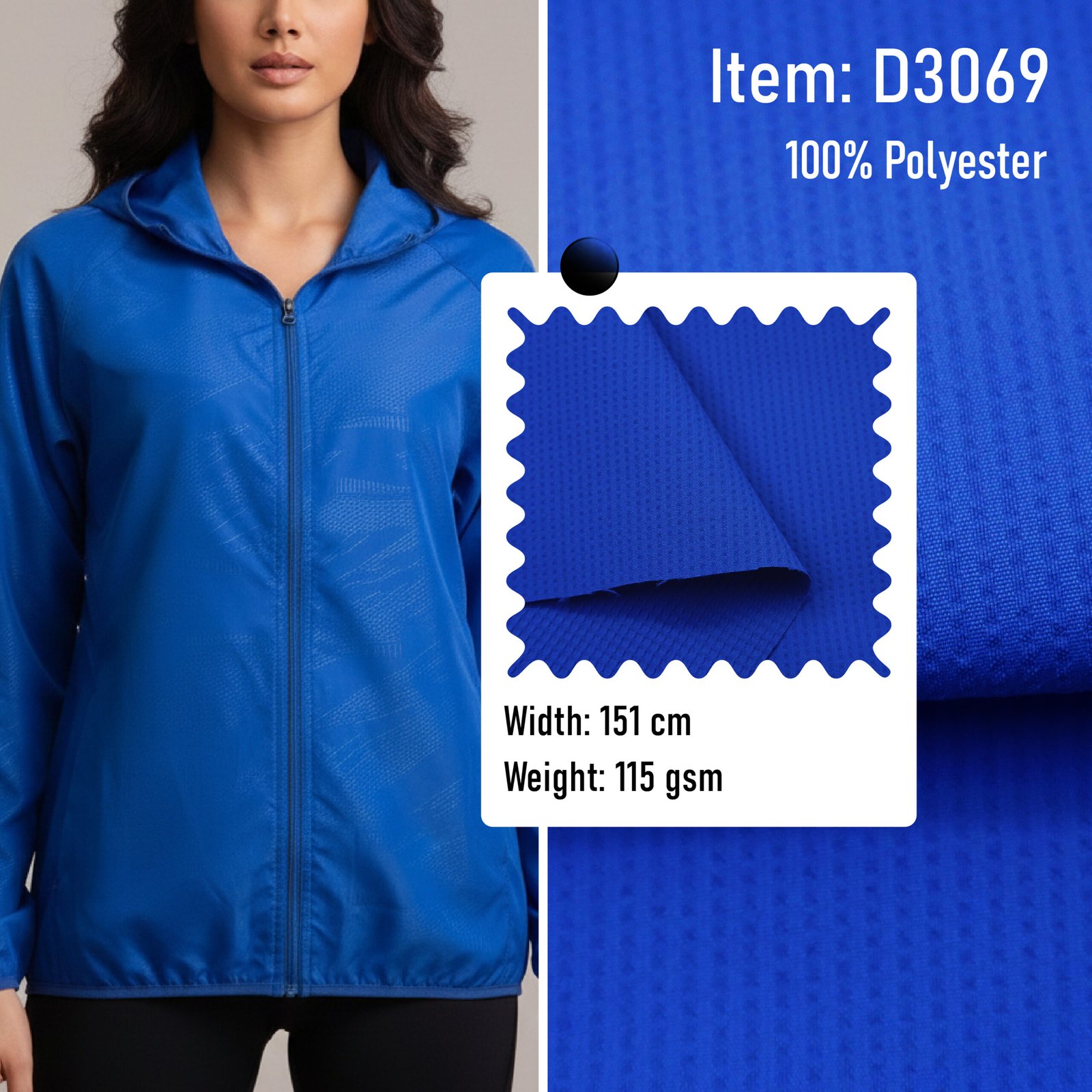 3069 Woven Fabric 100% Polyester - Ảnh 2