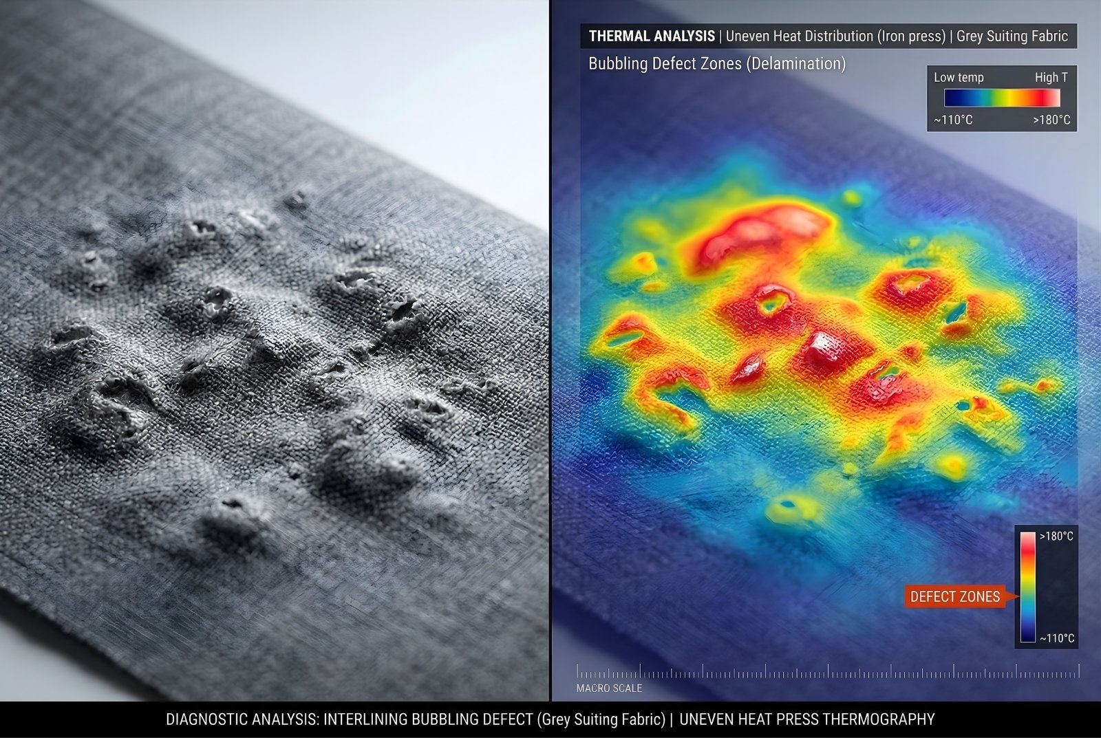 hiện tượng nổ vải sau khi ủi nhiệt