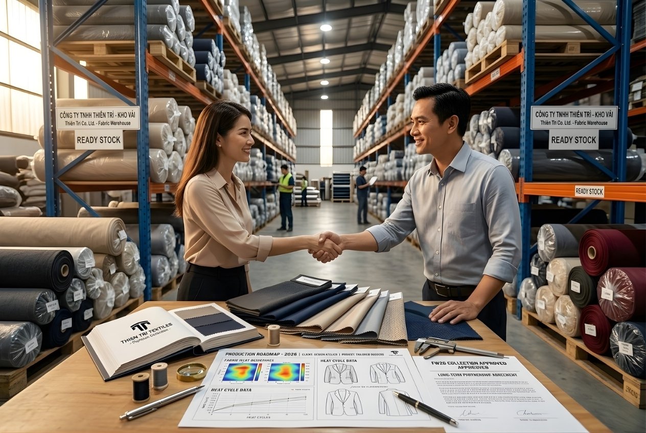 Thiên Trì Textiles - Đối tác chiến lược cung ứng vải bền vững cho thời trang Việt.